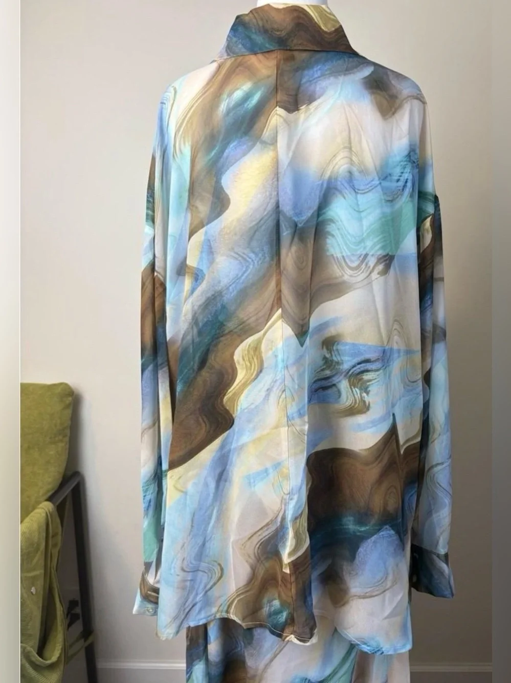 Eloquii Matching Chiffon Women’s Set Resort Wear - Plus Size 20